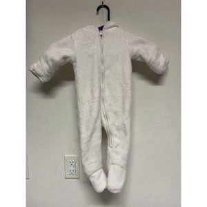 Childrens Place 6-9 month bear warm outfit one piece EUC